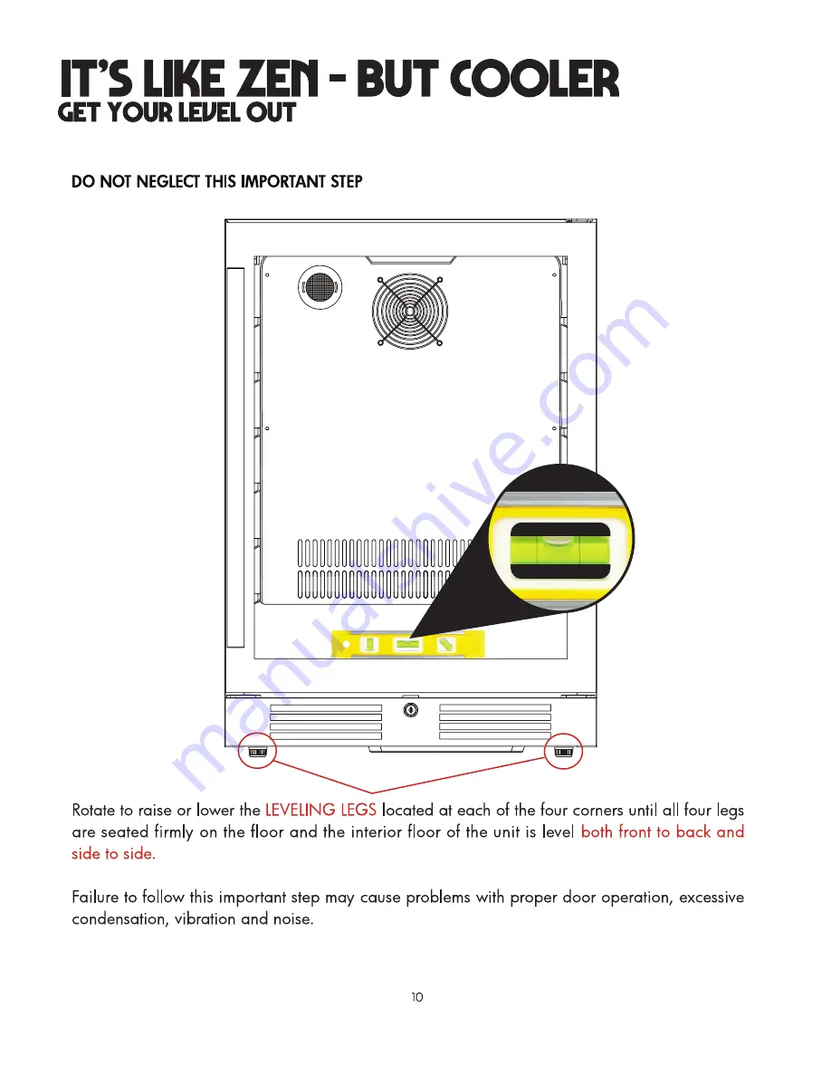 Xo XOU15WGS Manual Download Page 10