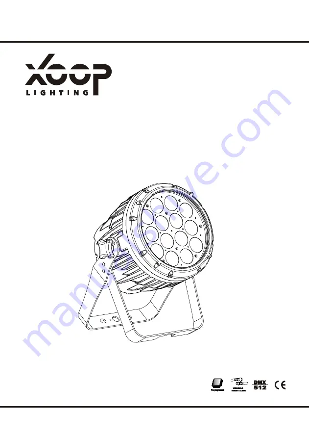 Xoop Lighting P180 Скачать руководство пользователя страница 1