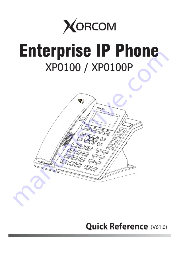 Xorcom XP0100 Quick Reference Download Page 1