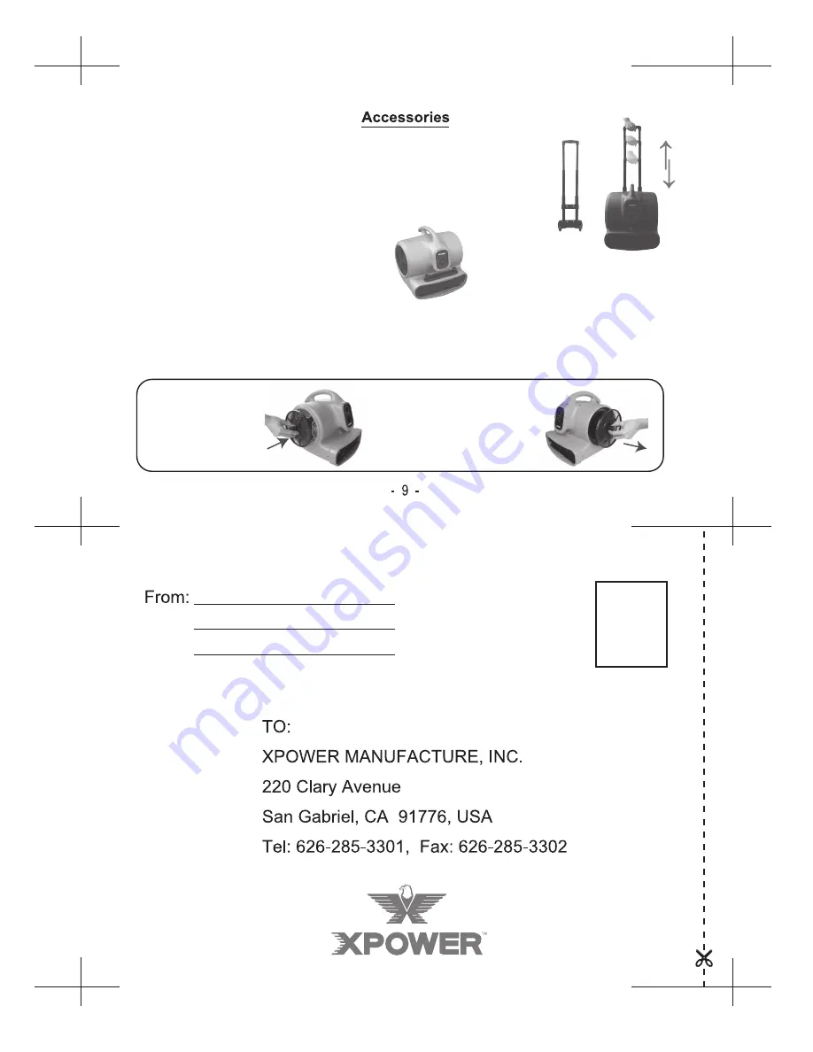 XPower P-800 Owner'S Manual Download Page 18