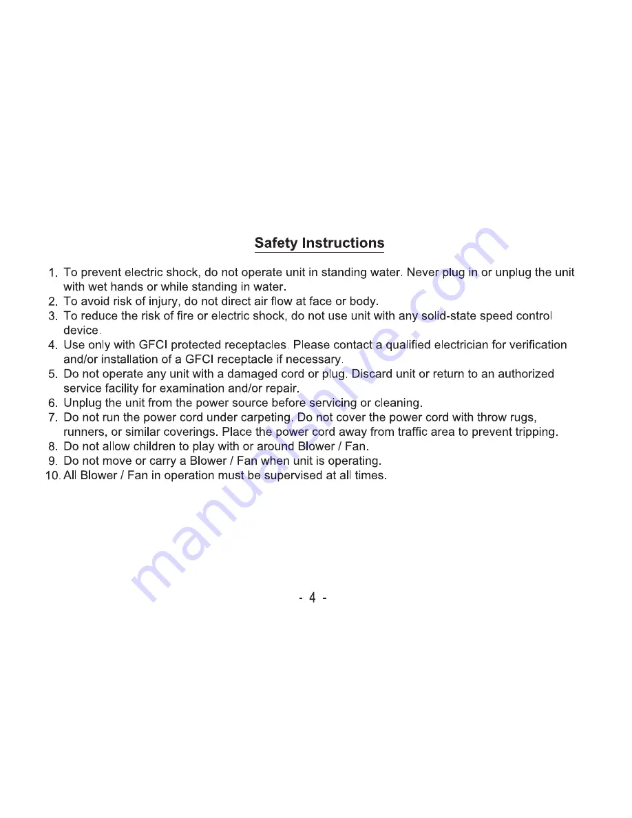 XPower X-400 Owner'S Manual Download Page 5