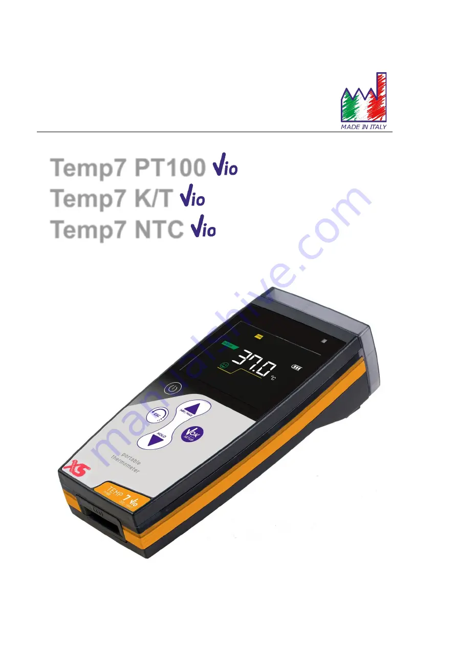 XS Instruments 7 Vio Скачать руководство пользователя страница 1