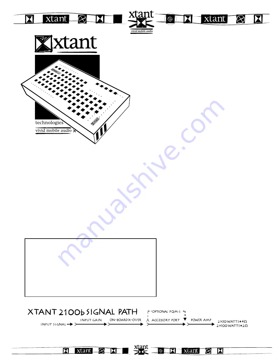 Xtant 2100B Brochure Download Page 1