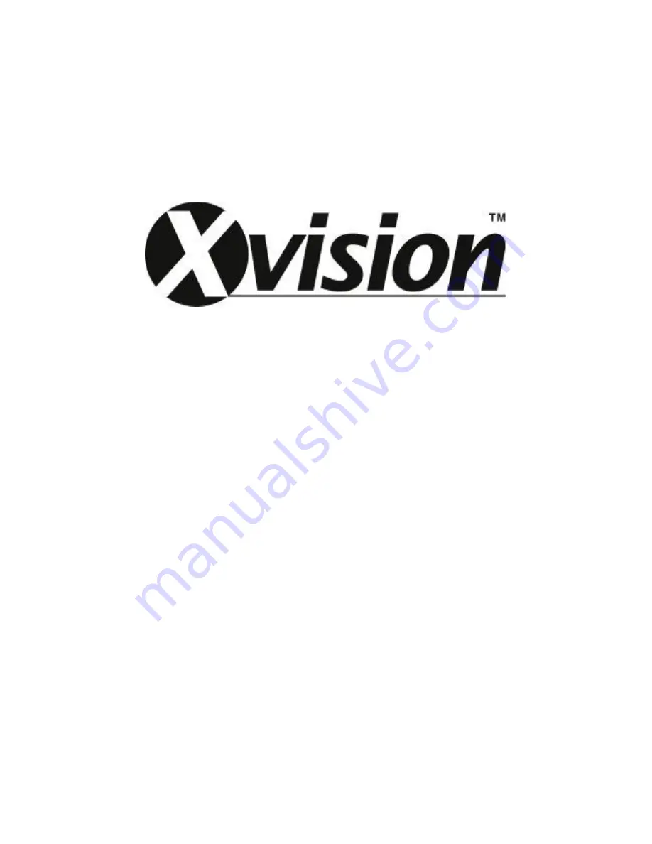 XVision X101VS Operation Manual Download Page 1