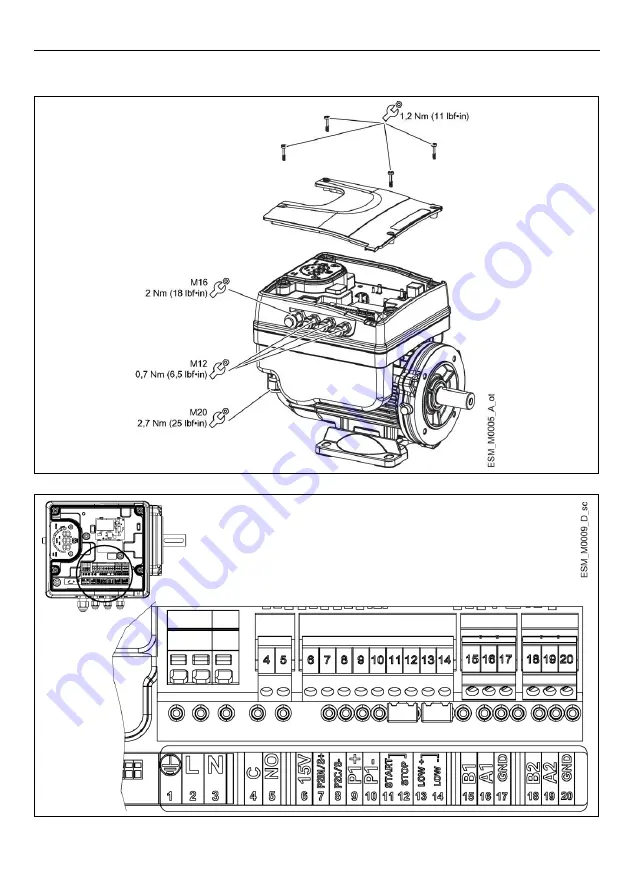 Xylem LOWARA e-SVE Quick Start Up Manual Download Page 4