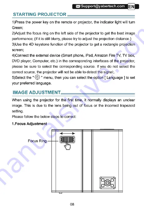 Yaber V10 User Manual Download Page 10