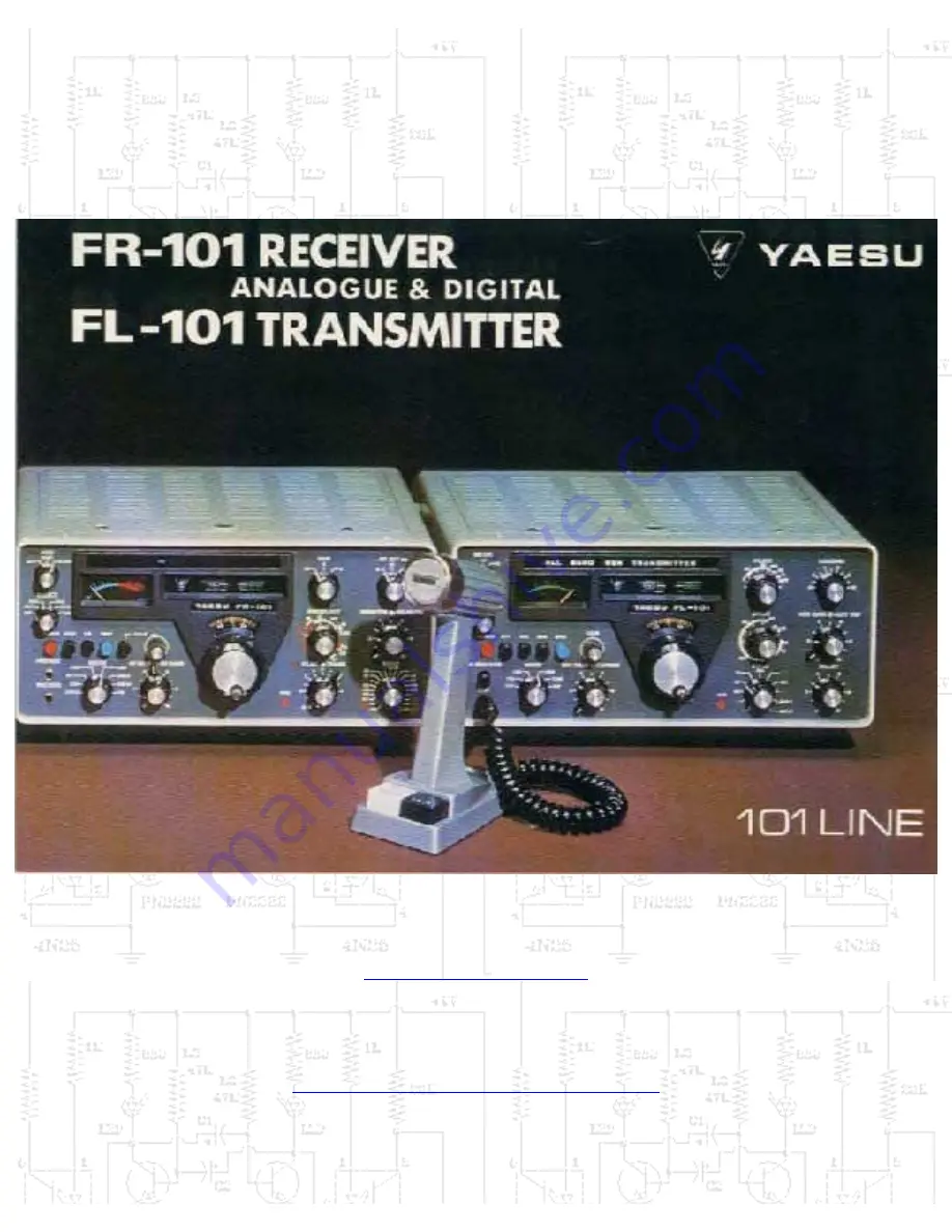 Yaesu FL-101 Скачать руководство пользователя страница 1