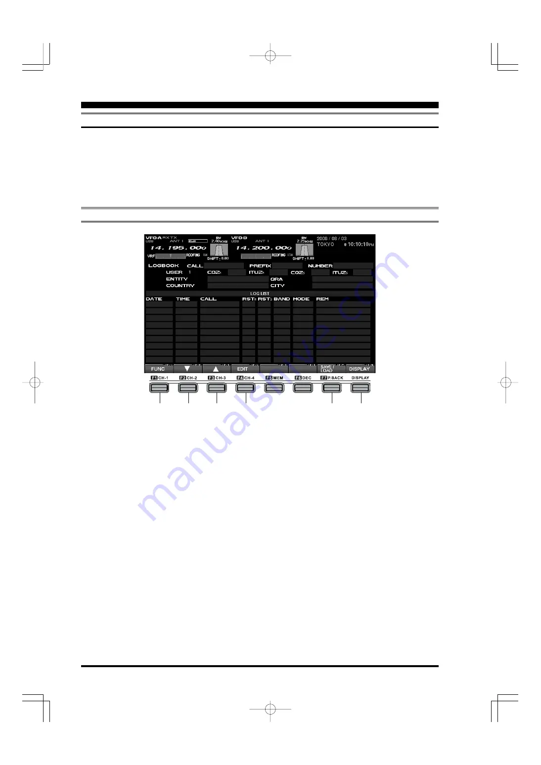 Yaesu FT-2000 - MENU MODE LIST Скачать руководство пользователя страница 32