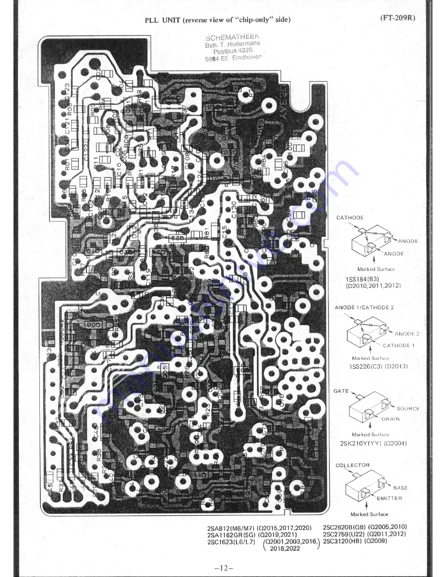 Yaesu FT-209R Technical Supplement Download Page 13