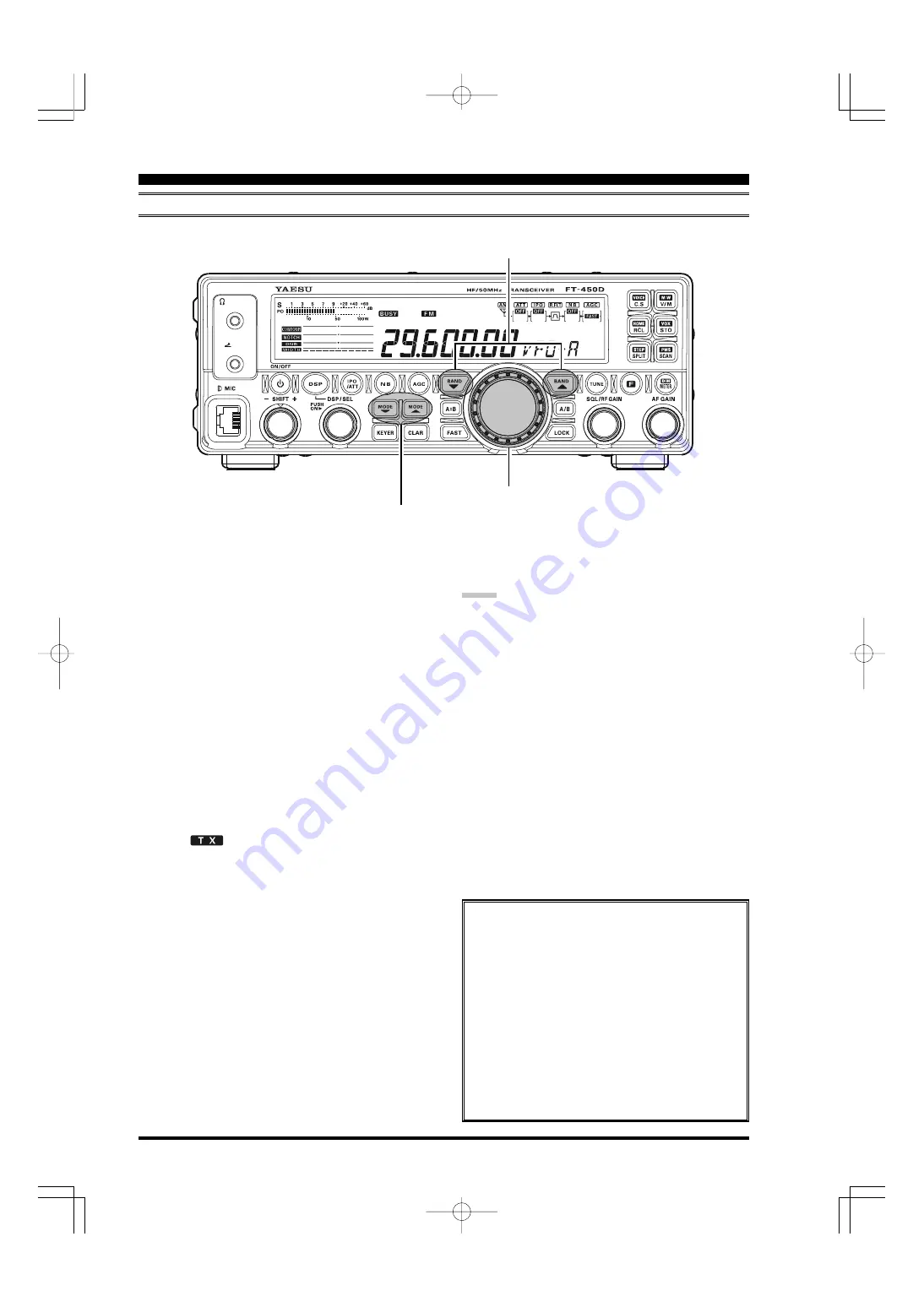 Yaesu FT-450D Operation Manual Download Page 56