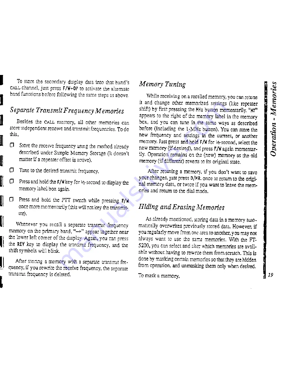 Yaesu FT-5200 User Manual Download Page 22