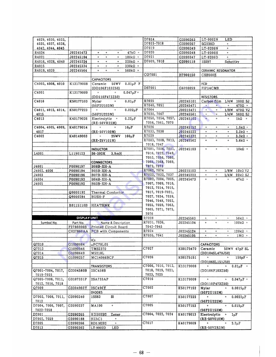 Yaesu FT-767GX Service Manual Download Page 110