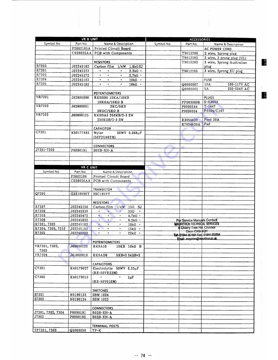 Yaesu FT-767GX Service Manual Download Page 116