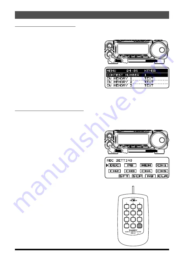 Yaesu FT-891 Advance Manual Download Page 23