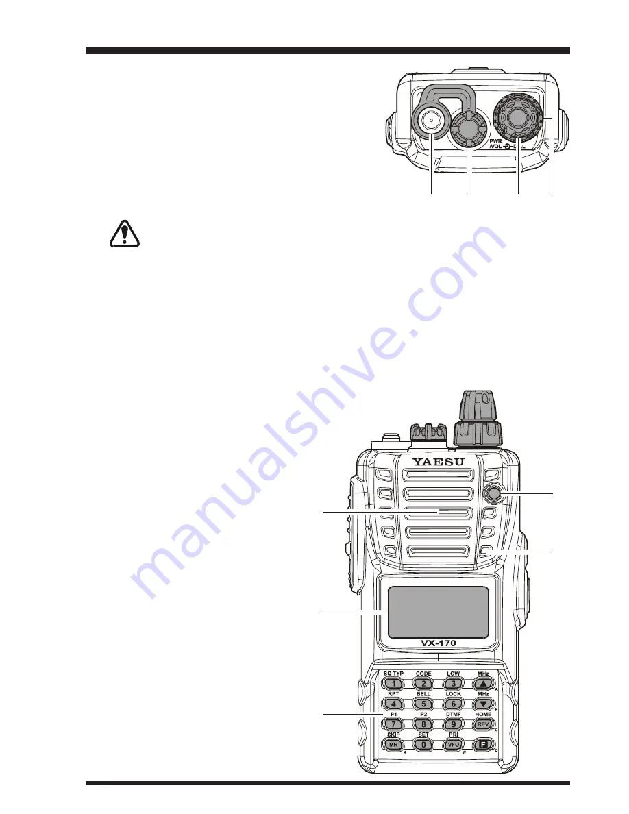 Yaesu VX-170 Скачать руководство пользователя страница 5