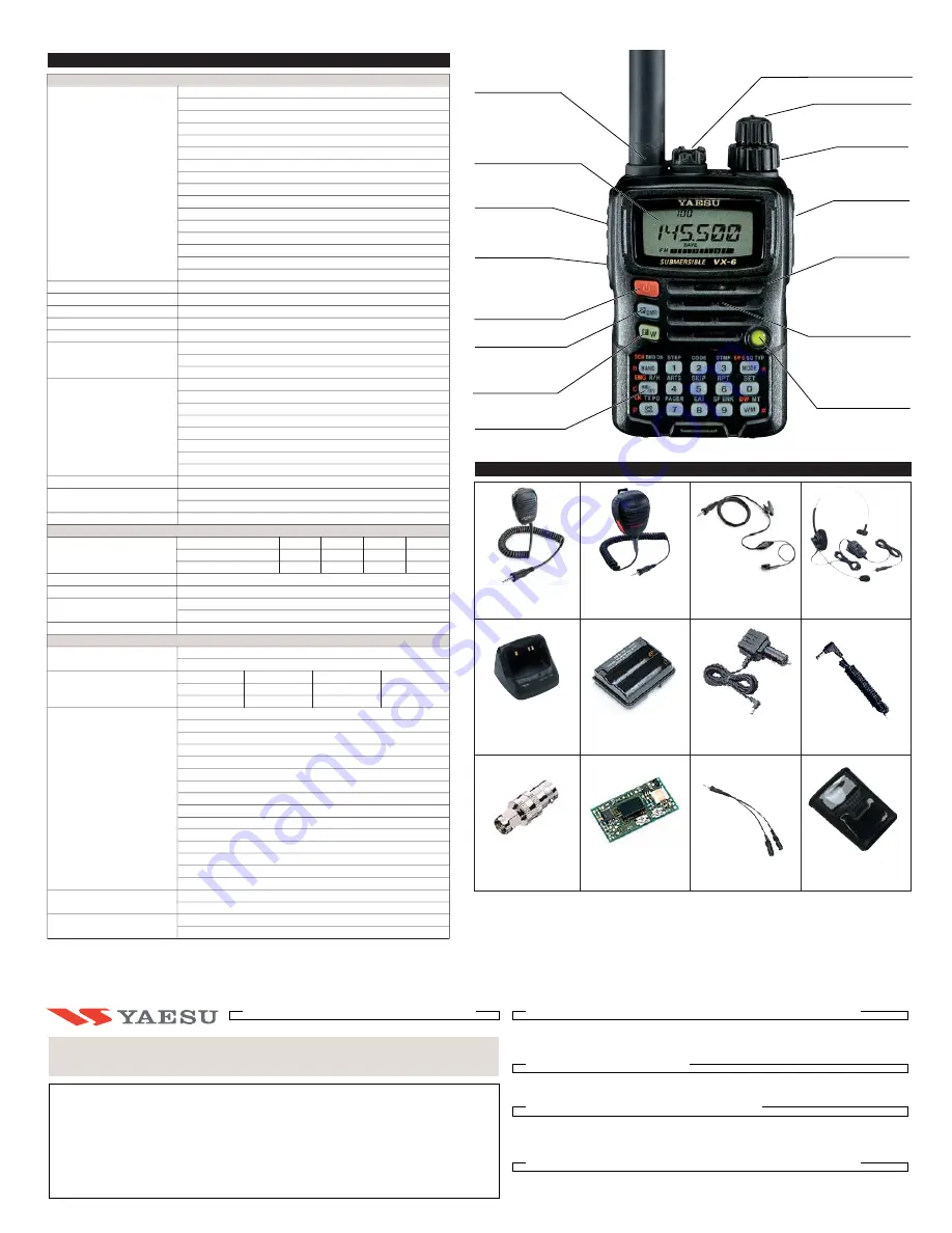 Yaesu VX-6R Скачать руководство пользователя страница 4