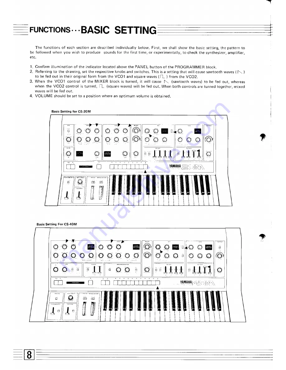 Yamaha 20M Owner'S Manual Download Page 8