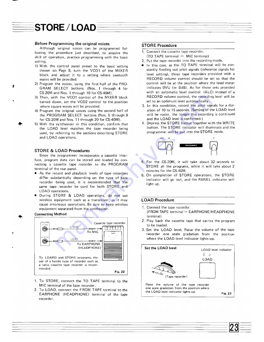 Yamaha 20M Owner'S Manual Download Page 23