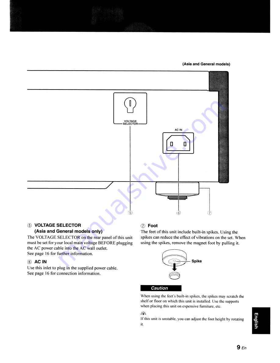 Yamaha CD S2000 - SACD Player User Manual Download Page 9