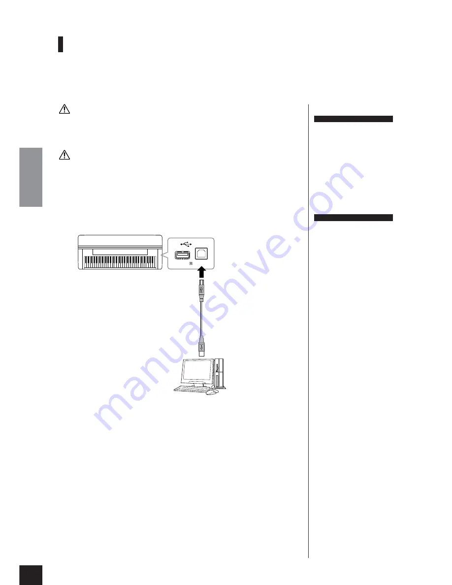 Yamaha Clavinova CLP-230 Owner'S Manual Download Page 60