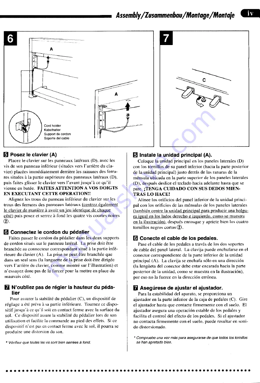 Yamaha Clavinova CVP-25 Mode D'Emploi Download Page 43