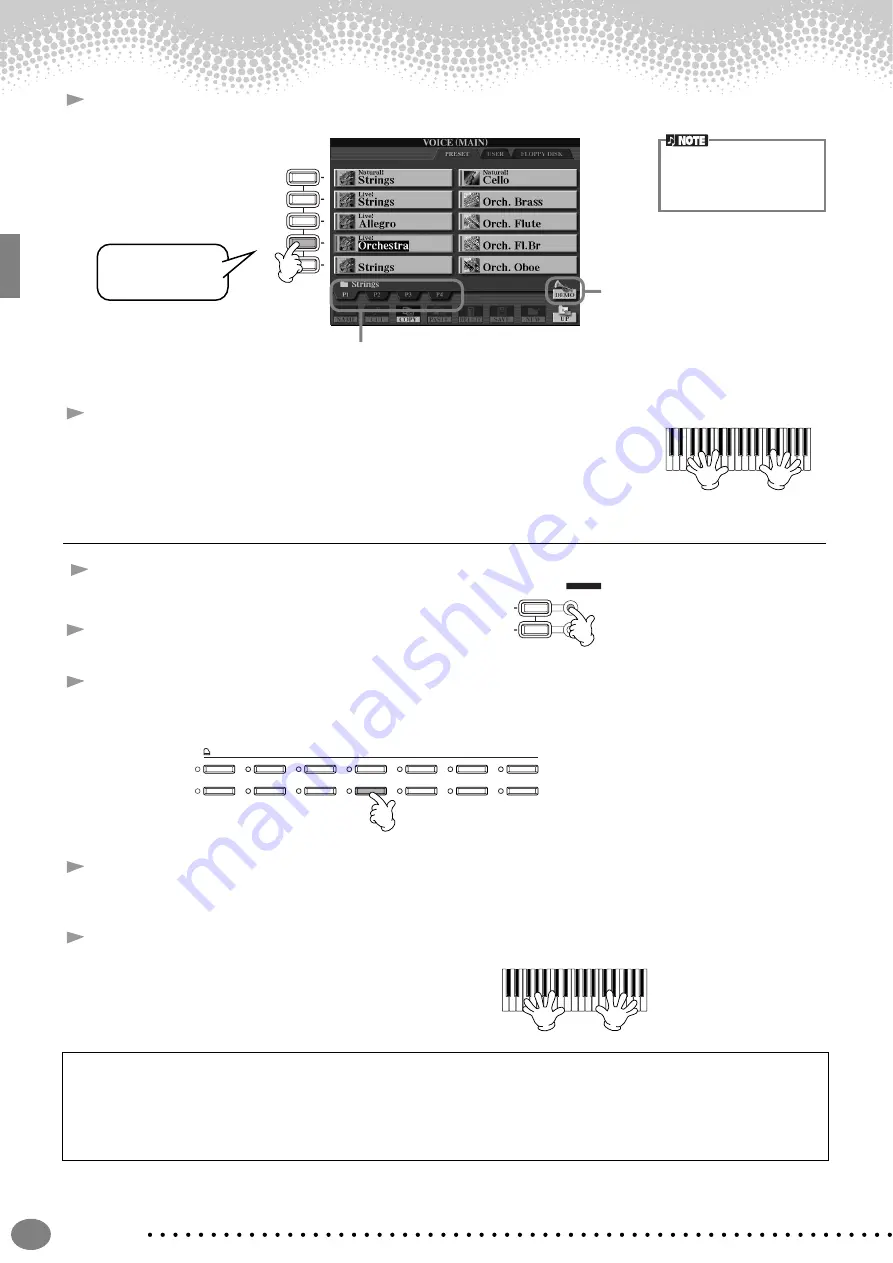 Yamaha Clavinova CVP-900 Скачать руководство пользователя страница 26