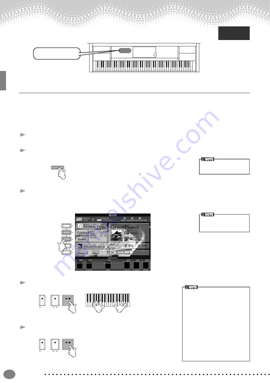 Yamaha Clavinova CVP-900 Owner'S Manual Download Page 36