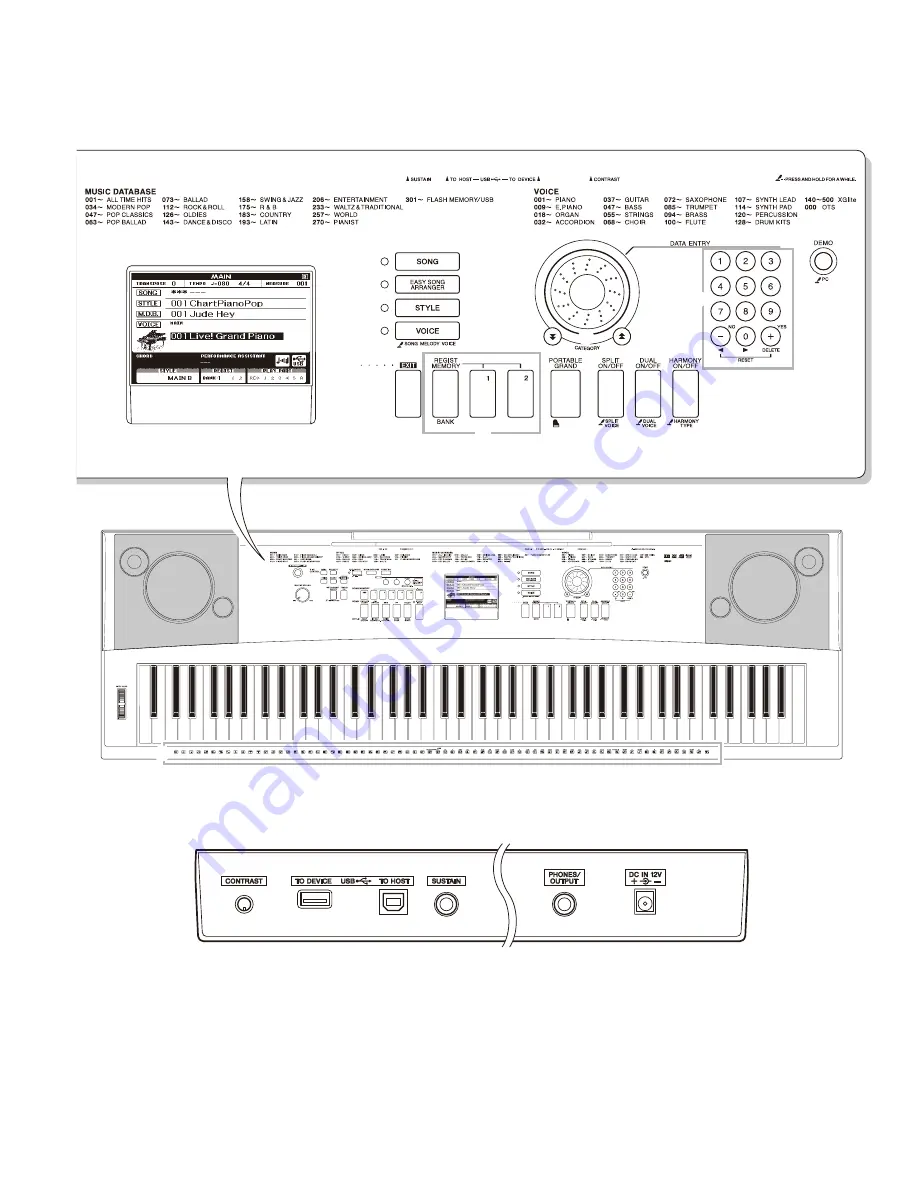 Yamaha DGX-530 Manual Download Page 5