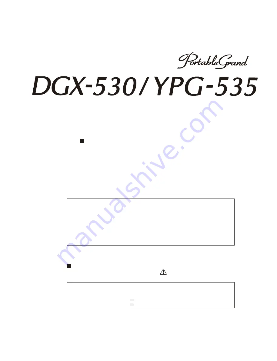 Yamaha DGX-530 Manual Download Page 36