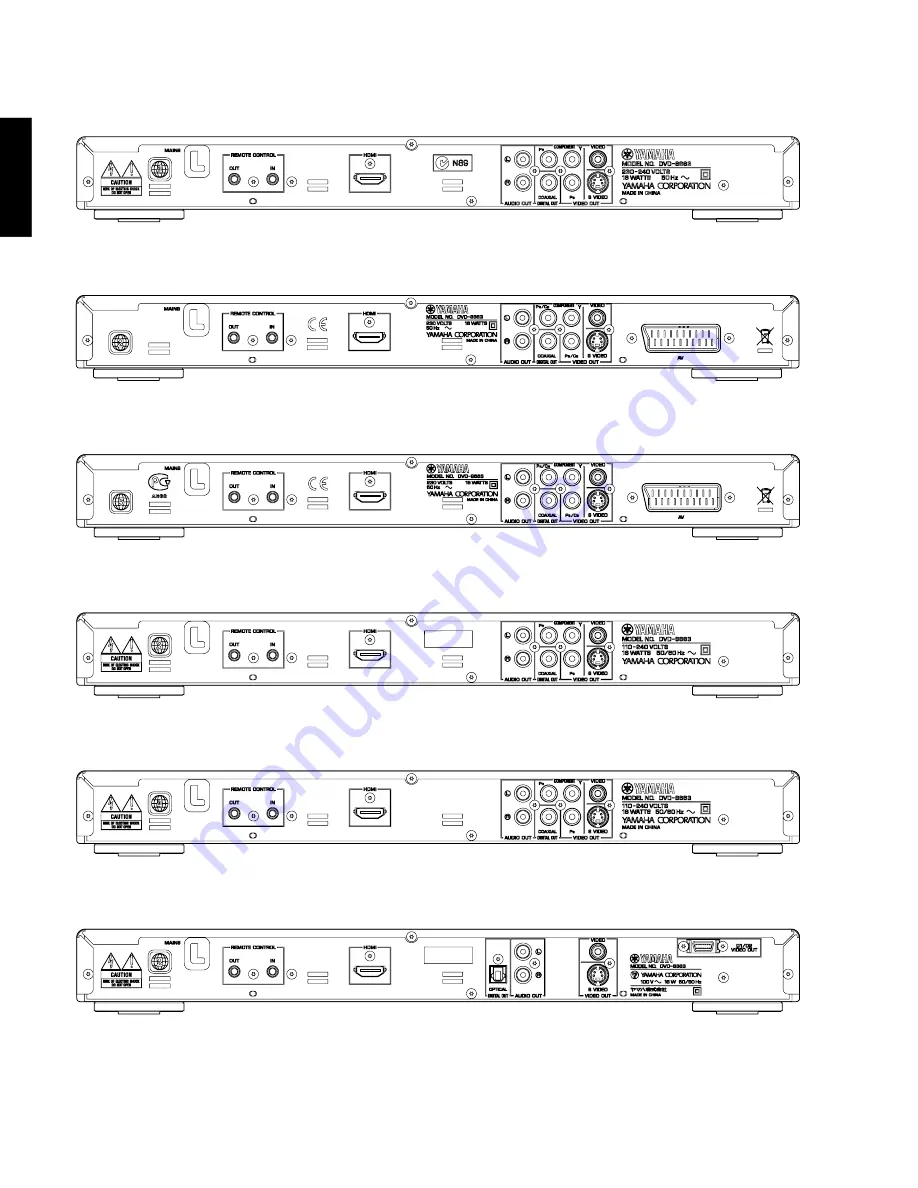 Yamaha DVD-S663 Service Manual Download Page 6