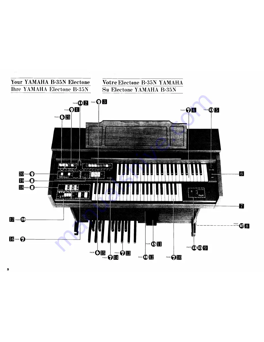 Yamaha Electone A-55N Manual Download Page 7