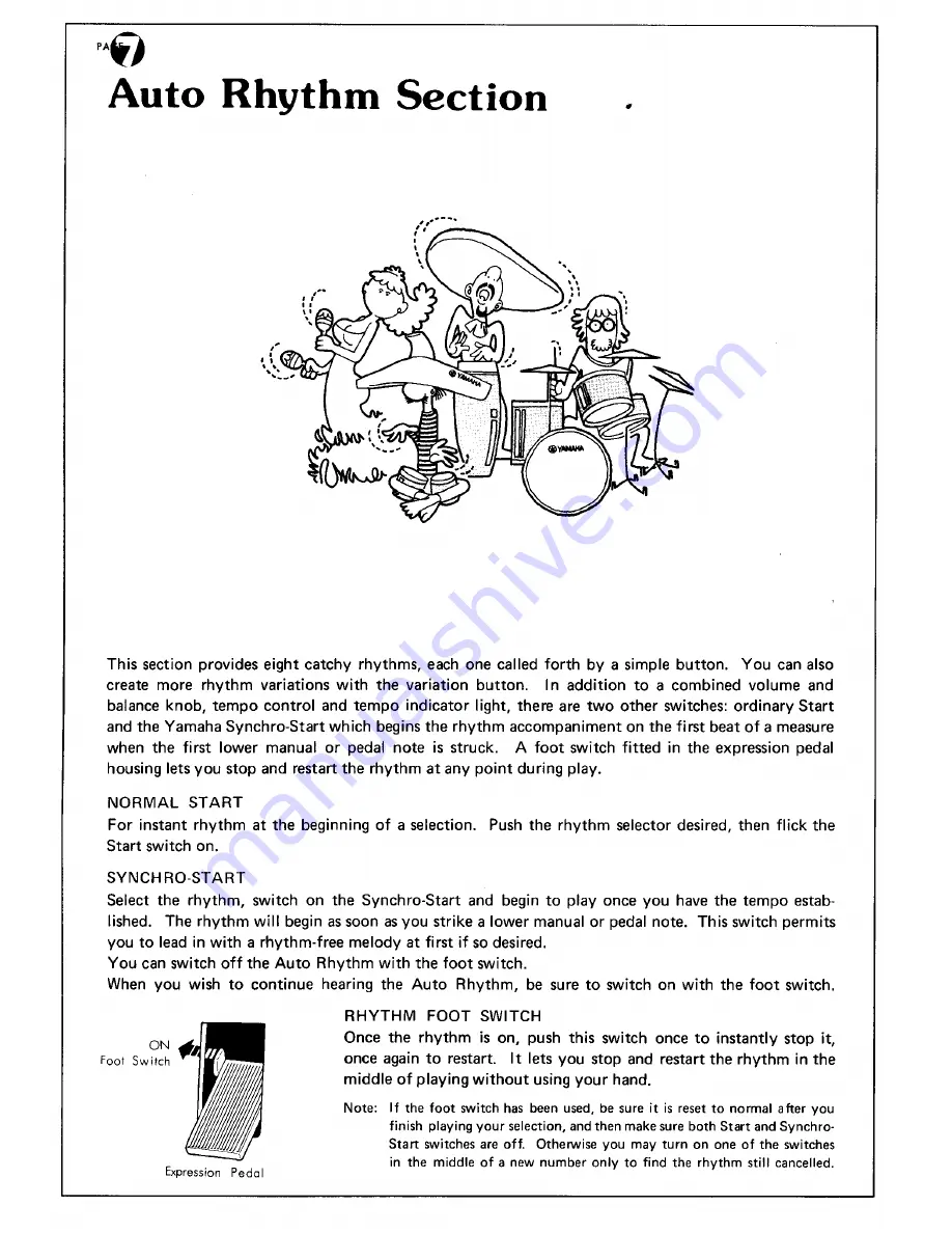 Yamaha Electone B-4DR Manual Download Page 10