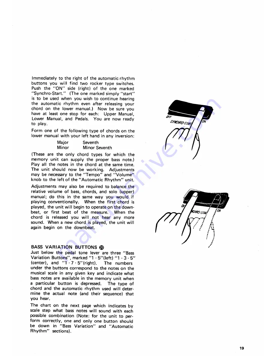 Yamaha Electone CSY-1 Manual Download Page 21