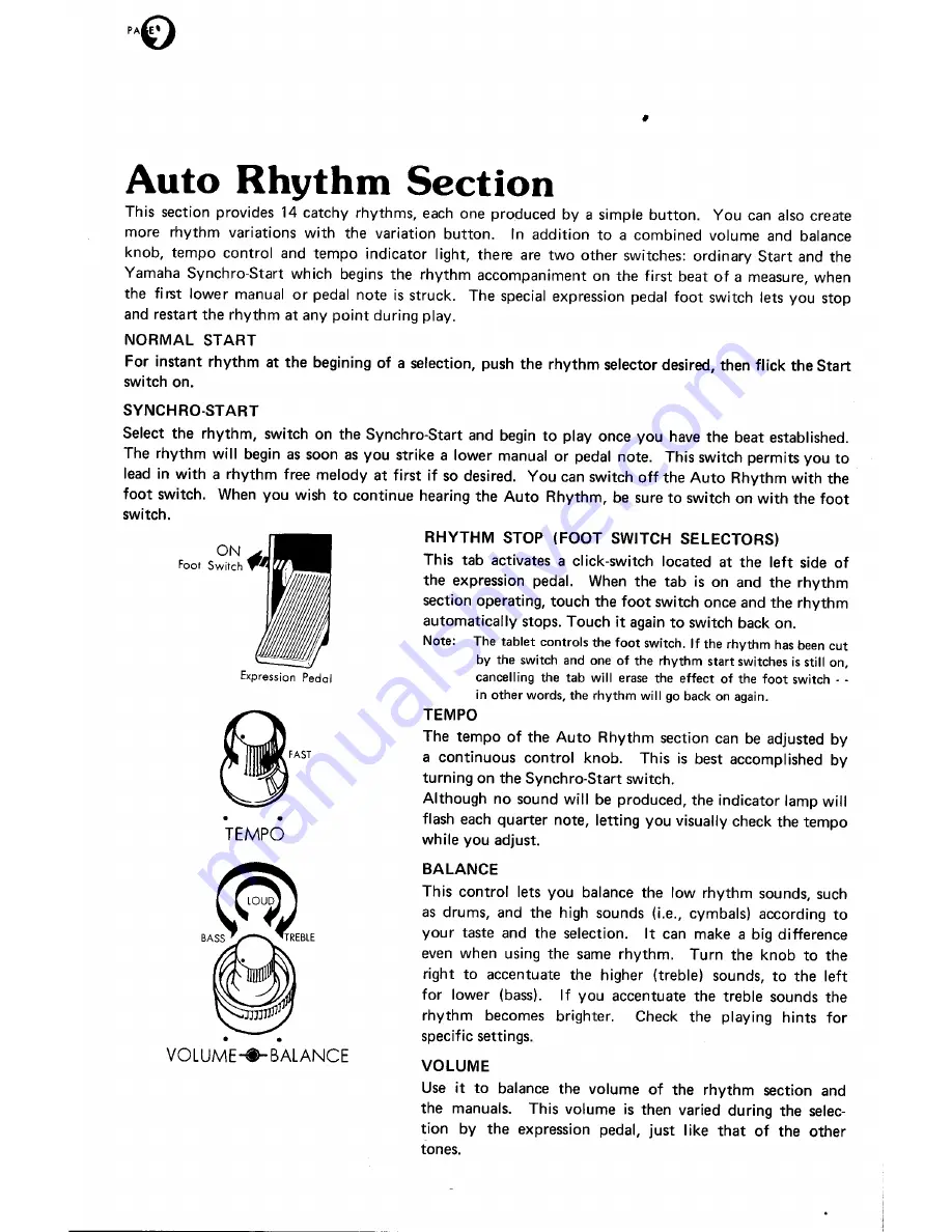 Yamaha Electone DK-40C Manual Download Page 12