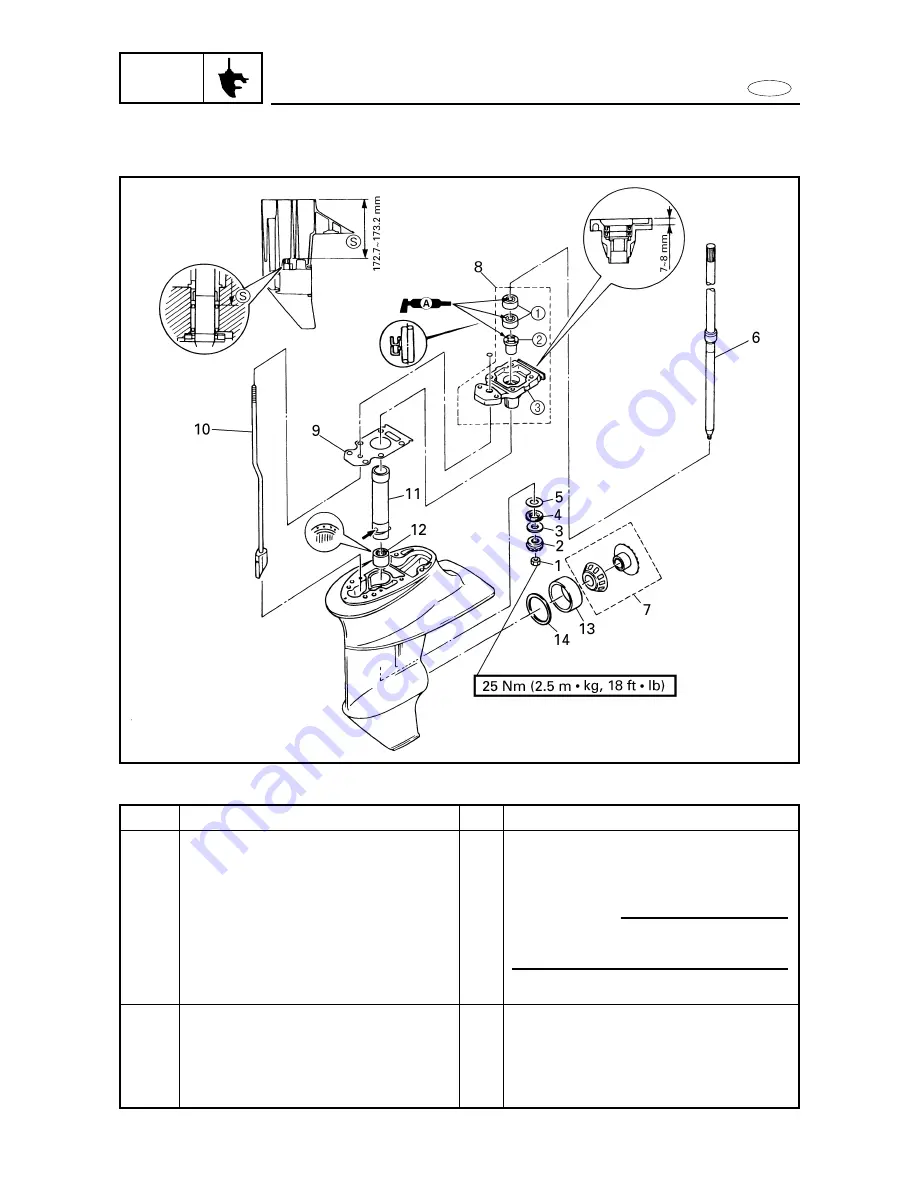 Yamaha F15A Service Manual Download Page 306