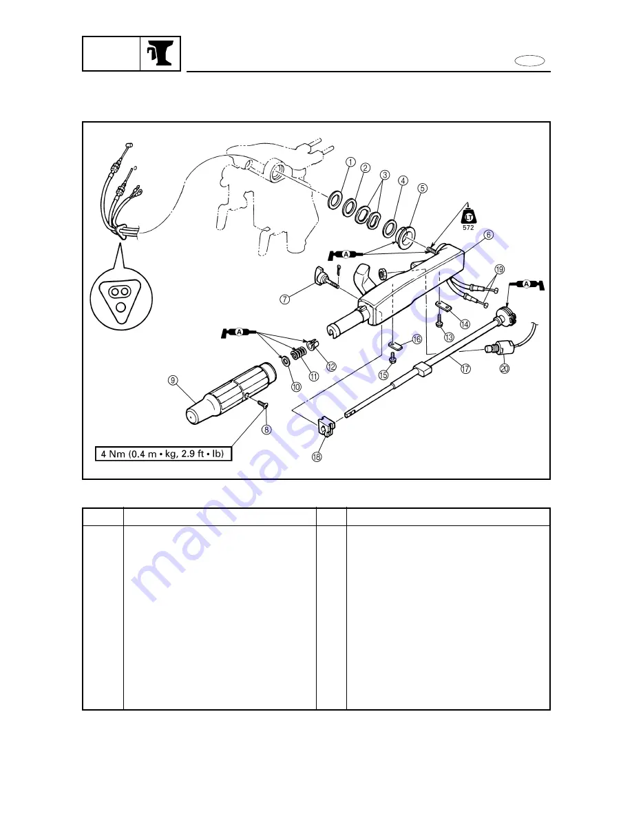 Yamaha F15A Service Manual Download Page 396