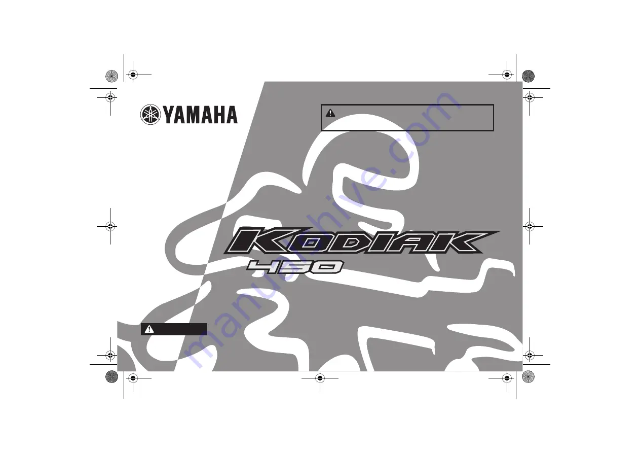 Yamaha KODIAK 450 2021 Owner'S Manual Download Page 3