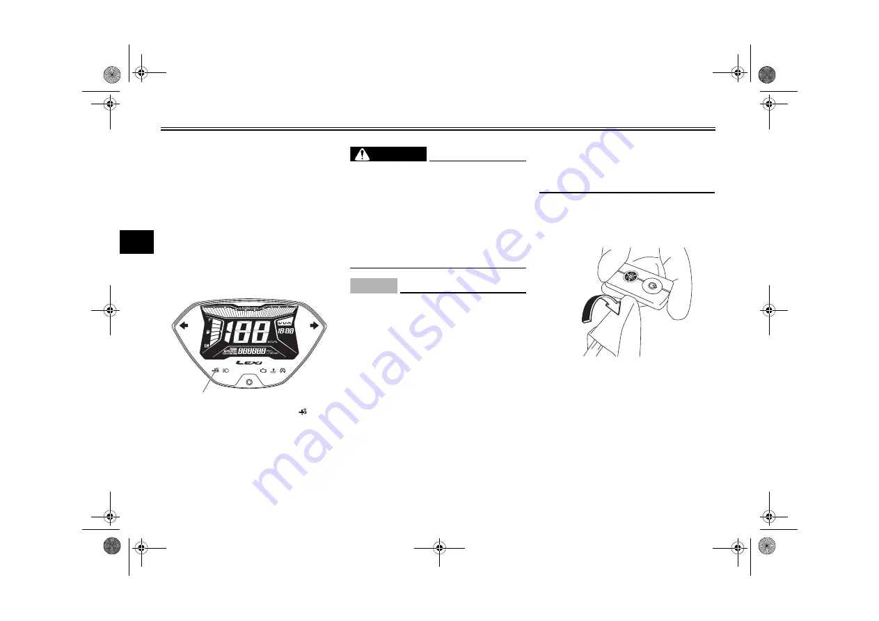 Yamaha LEXI Owner'S Manual Download Page 28