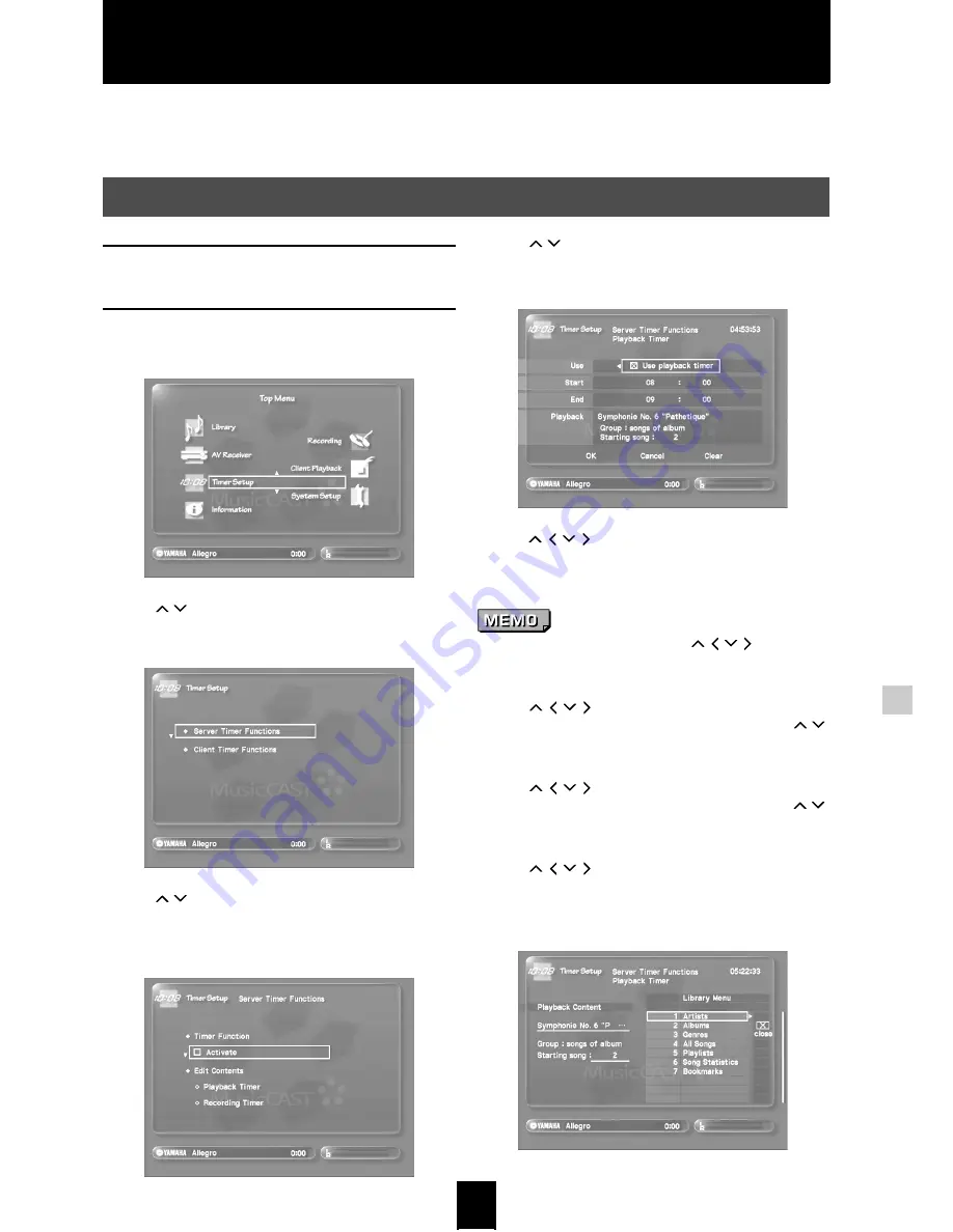 Yamaha MCX 1000 - MusicCAST - Digital Audio Server Скачать руководство пользователя страница 97