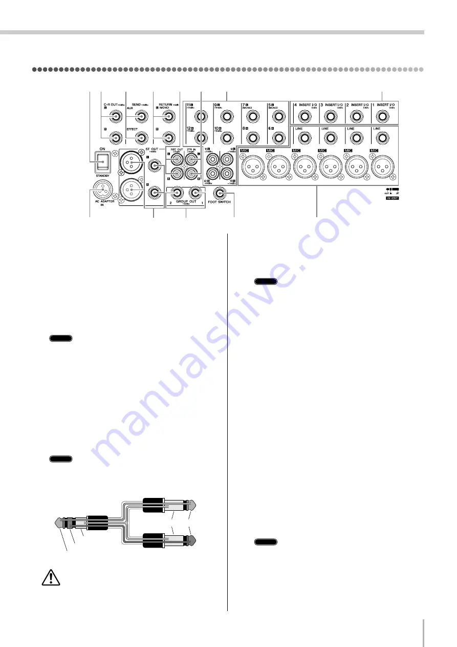 Yamaha MG12/4FX Owner'S Manual Download Page 21