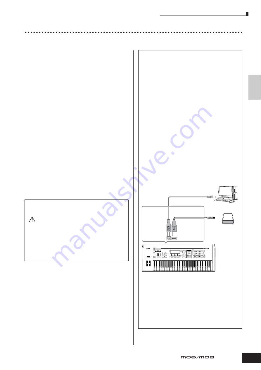 Yamaha MO6 Owner'S Manual Download Page 31