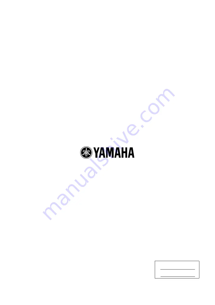 Yamaha MS101 II Bedienungsanleitung Download Page 9