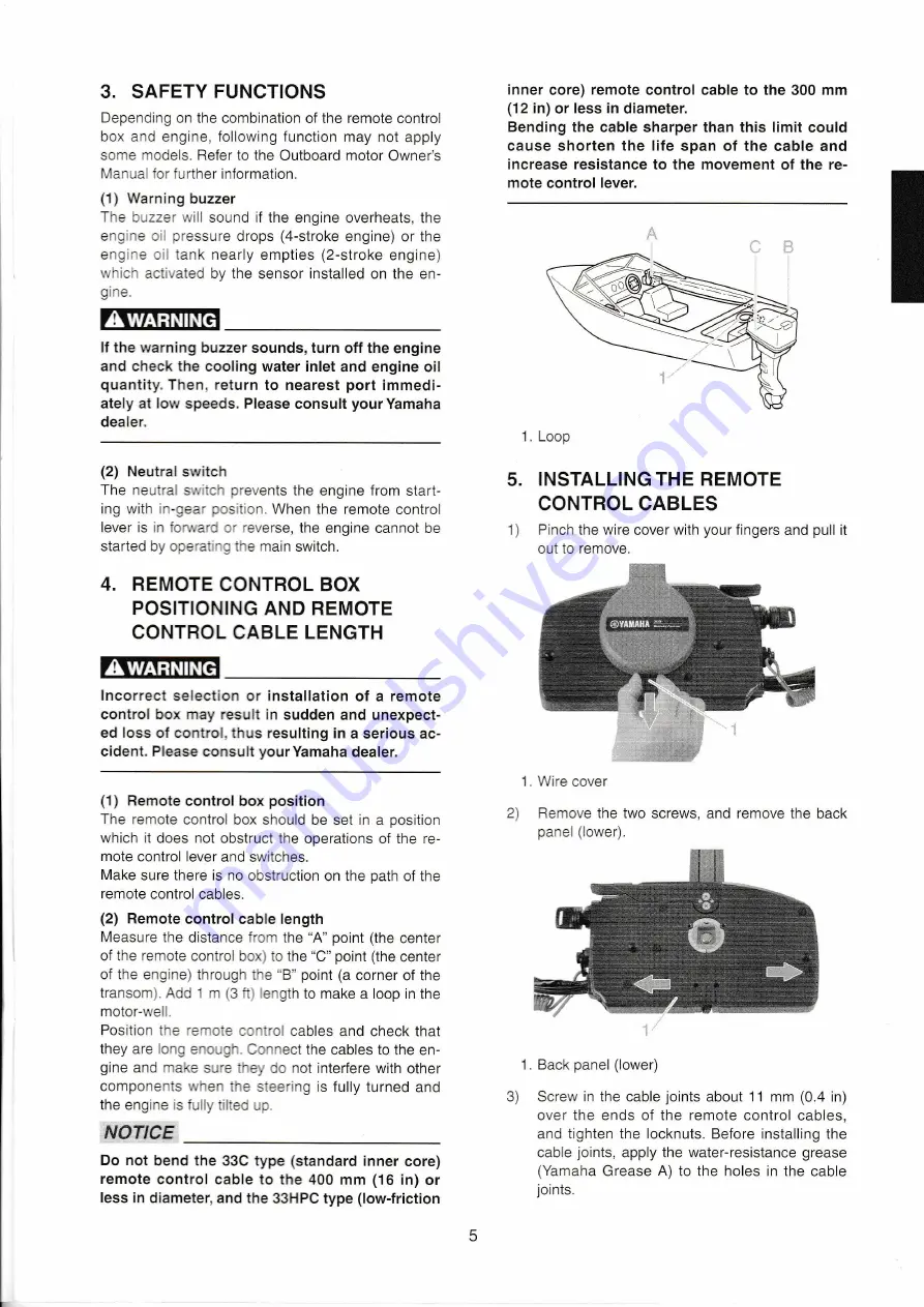 Yamaha Outboards 703 Instructions Manual Download Page 6