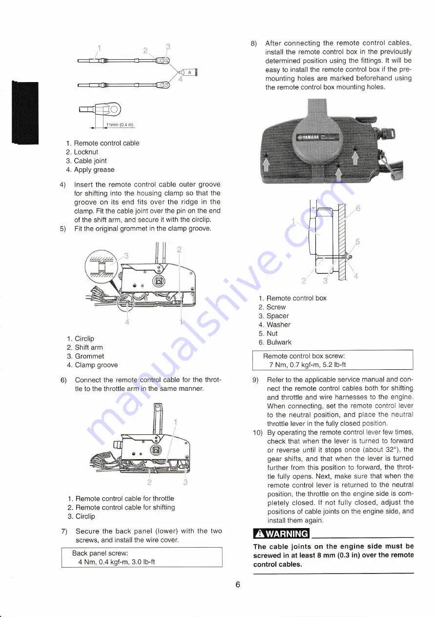 Yamaha Outboards 703 Instructions Manual Download Page 7