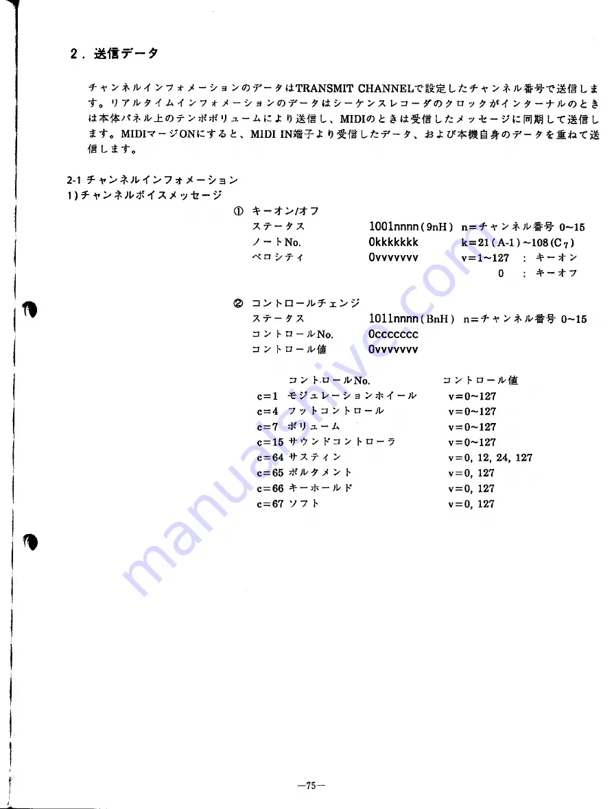 Yamaha PF2000 Owner'S Manual Download Page 76