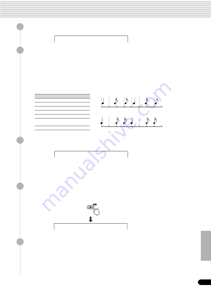 Yamaha Portatone PSR-540 Manual De Instrucciones Download Page 104