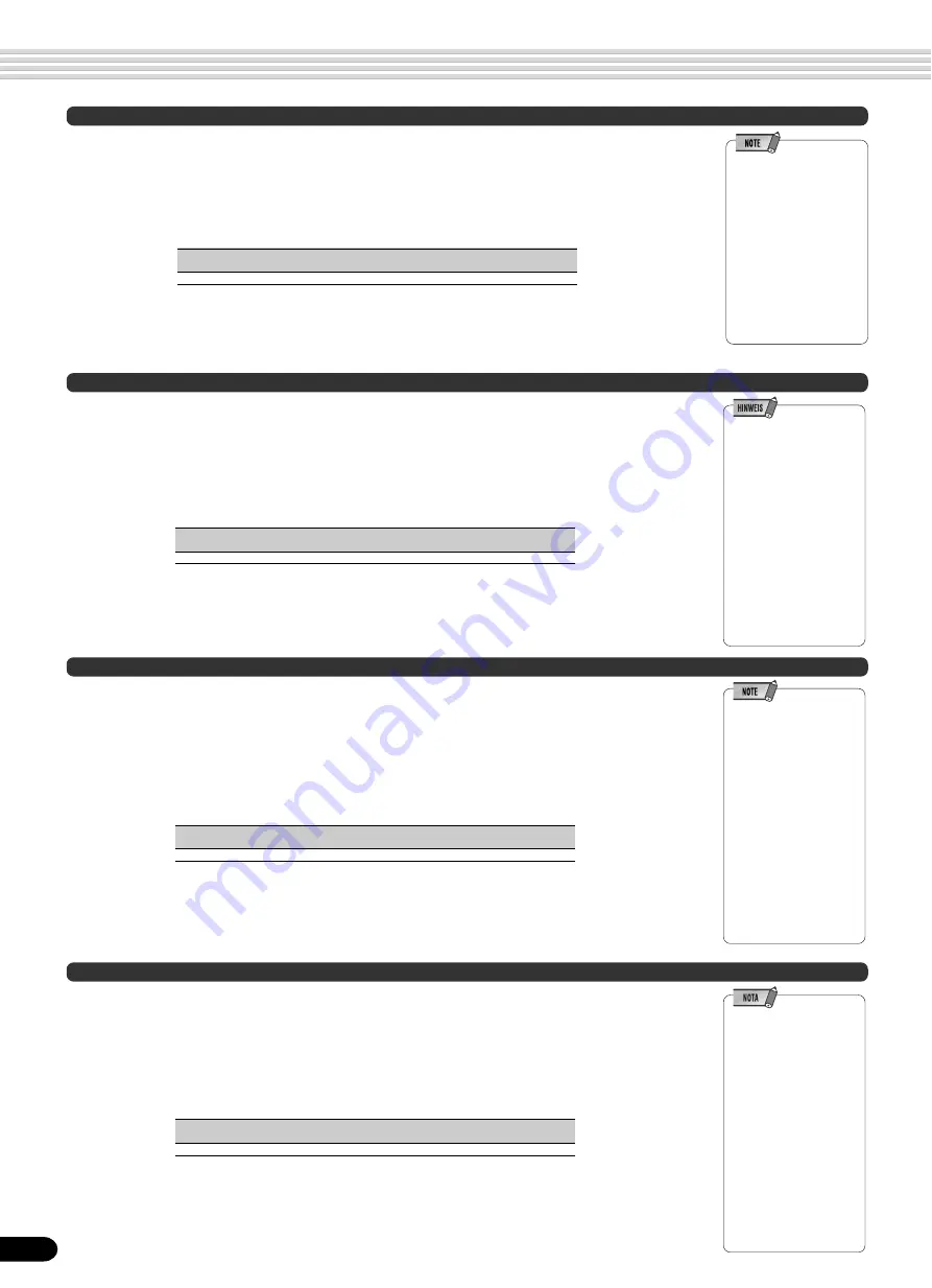 Yamaha Portatone PSR-540 Manual De Instrucciones Download Page 135