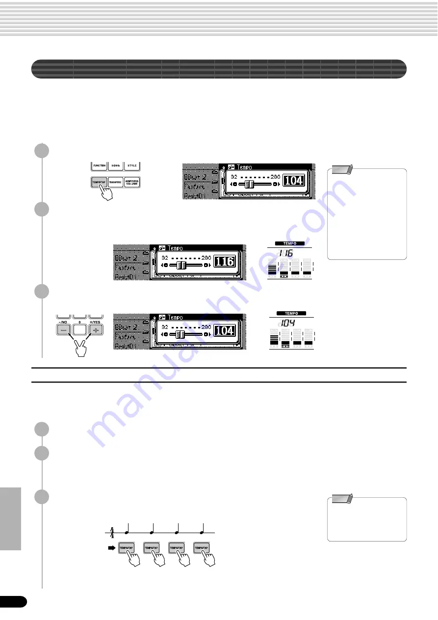 Yamaha PortaTone PSR-640 Manual De Instrucciones Download Page 38