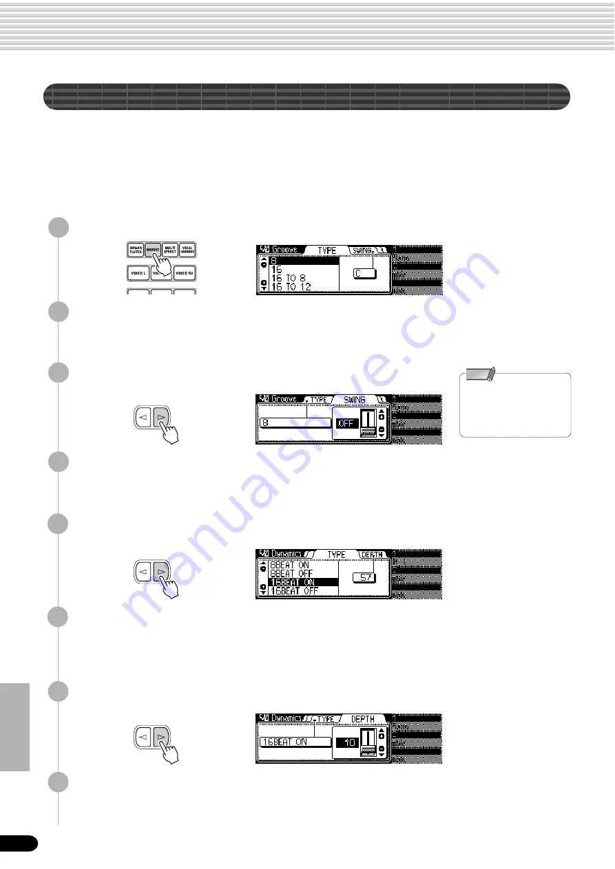 Yamaha PortaTone PSR-640 Manual De Instrucciones Download Page 46