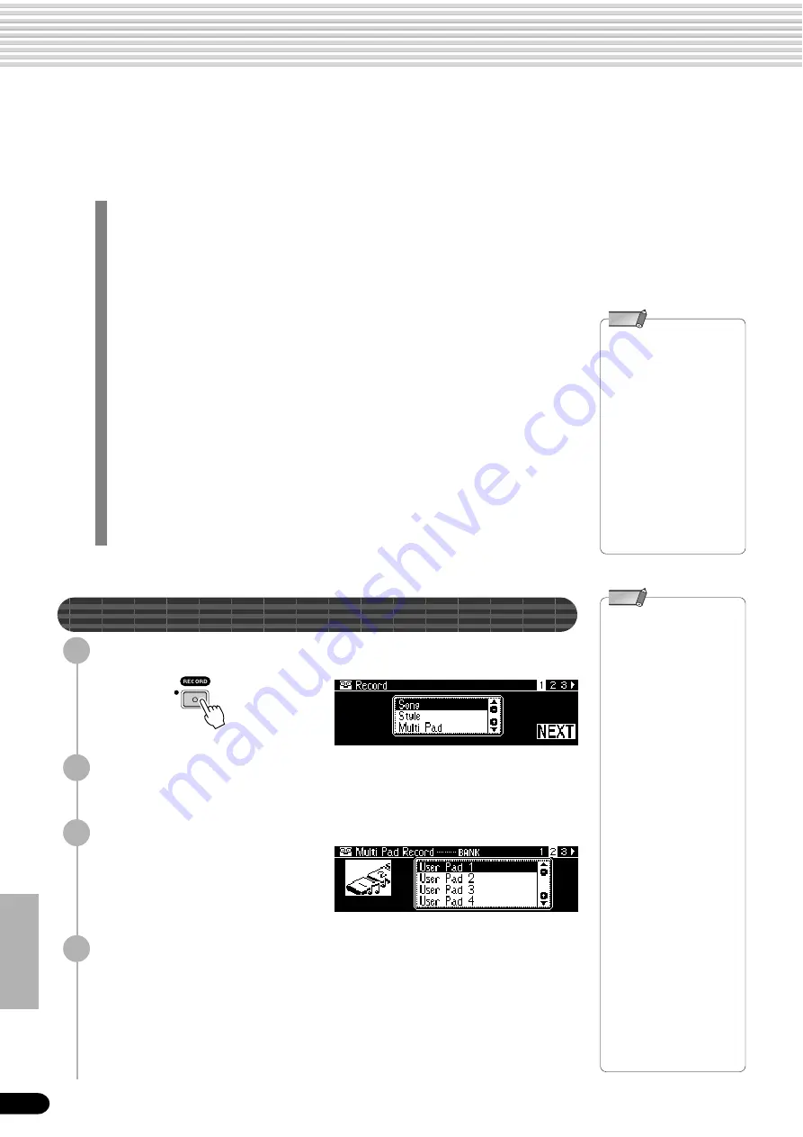 Yamaha PortaTone PSR-640 Manual De Instrucciones Download Page 106